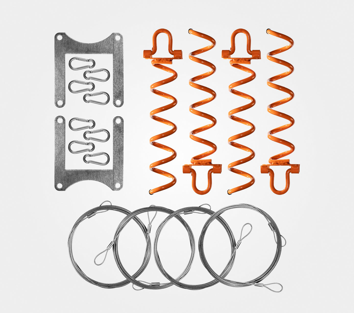 Skelly Kit WITH SPIRAL STAKES - Brackets, Clips, Wire, and Heavy-Duty Spiral Stakes