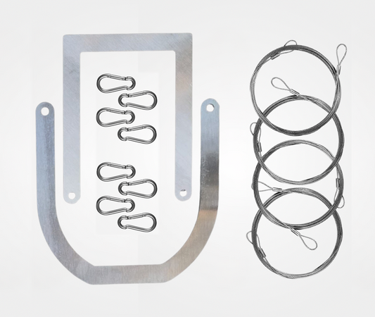 15 Ft Crow Kit - Brackets, Clips, and Wires - fit 15' WorriCrow and GallyCrow