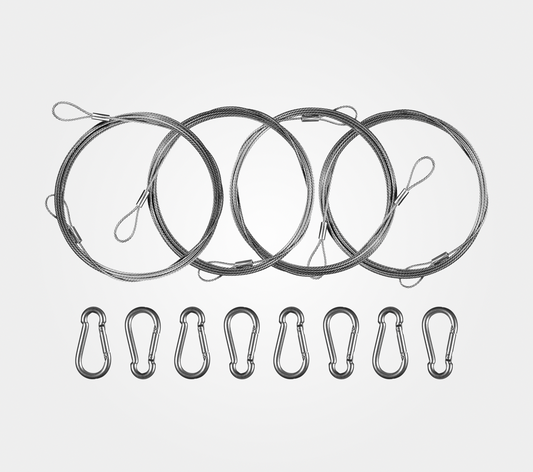 Bracketless Kit without Stakes - DIY Clips and Wire - useful for lots of tall props